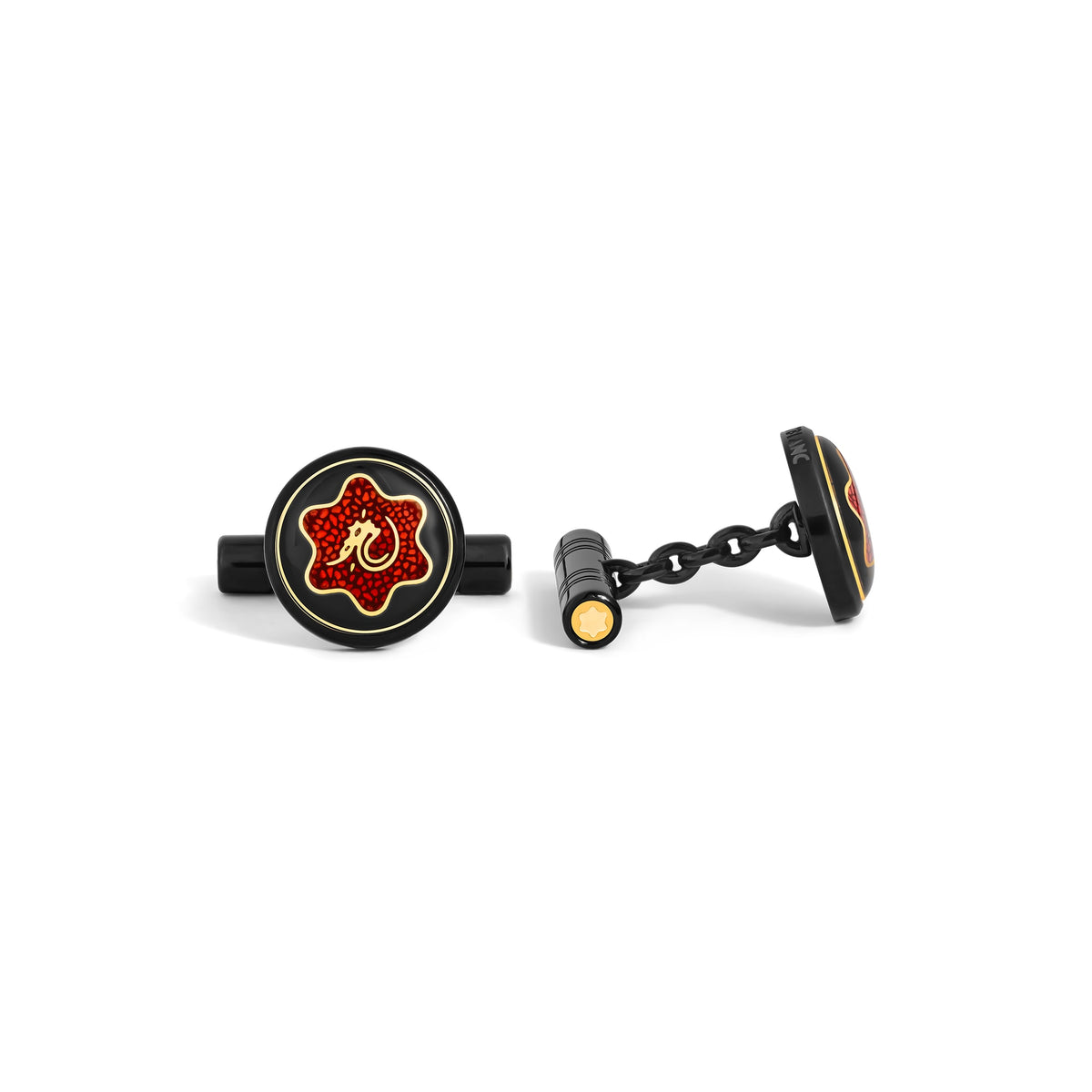 Montblanc Manschettenknöpfe Great Characters Homage to Bruce Lee – Ansicht 1