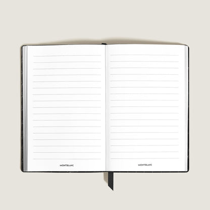 Montblanc Kleines Notizbuch aus Leder mit Krokoprägung Linierte Seiten – Ansicht 2