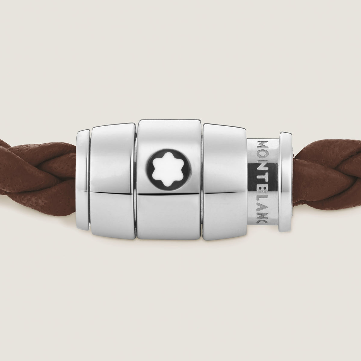 Montblanc Armband mit 3 Ringen aus Soft Leder (MB136000) – Ansicht 2