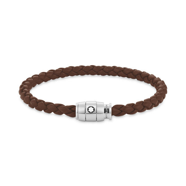 Montblanc Armband mit 3 Ringen aus Soft Leder (MB136001)