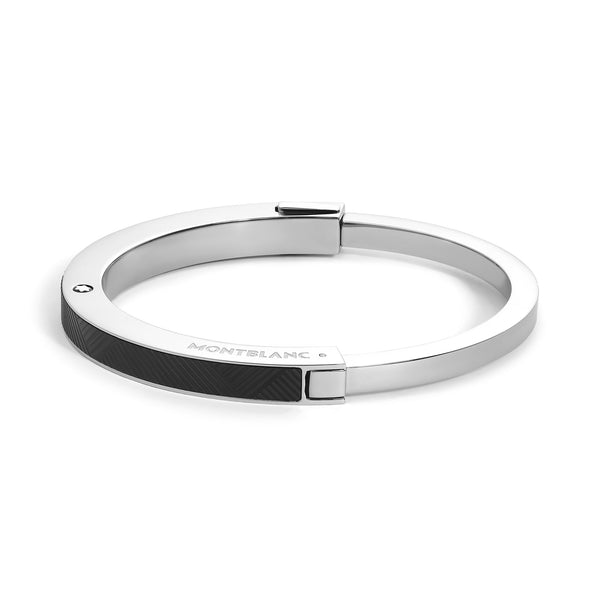 Montblanc Armreif aus Edelstahl mit Extreme Muster (MB136017)