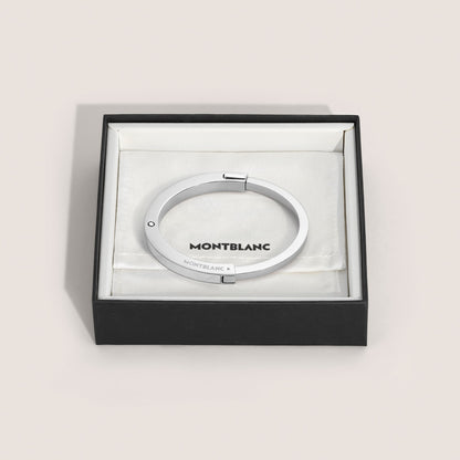 Montblanc Armreif aus Edelstahl mit Extreme Muster (MB136018) – Ansicht 2