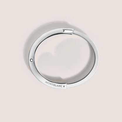 Montblanc Armreif aus Edelstahl mit Extreme Muster (MB136018) – Ansicht 3