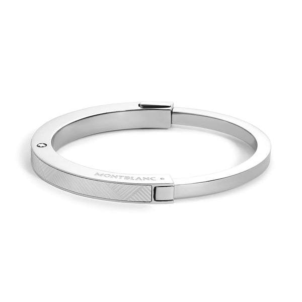 Montblanc Armreif aus Edelstahl mit Extreme Muster (MB136019)