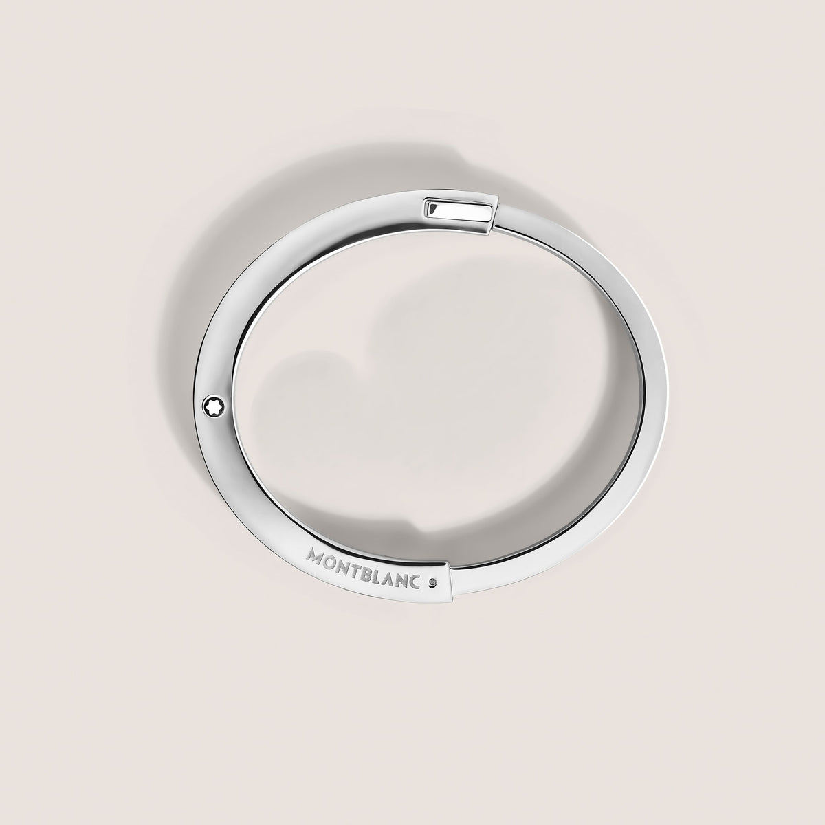 Montblanc Armreif aus Edelstahl mit Extreme Muster (MB136020) – Ansicht 3