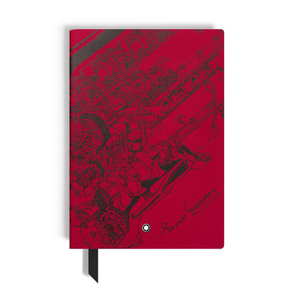 Montblanc Mittelgroßes Notizbuch Great Characters Enzo Ferrari Special Edition Linierte – Ansicht 1