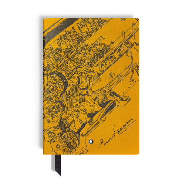 Montblanc Mittelgroßes Notizbuch Great Characters Enzo Ferrari Special Edition Giallo