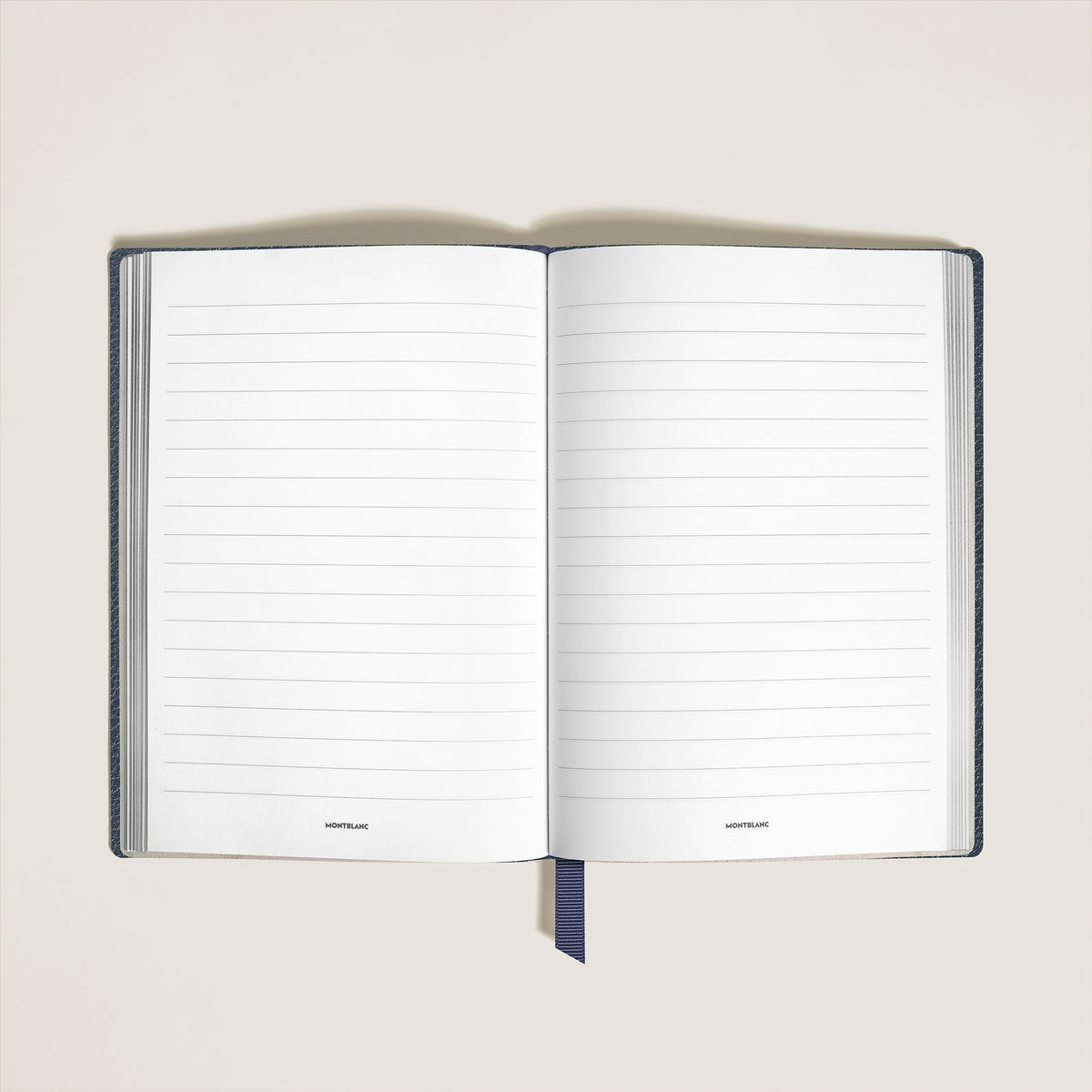 Montblanc Mittelgroßes Notizbuch aus Grain Leder Linierte Seiten (MB136640) – Ansicht 2