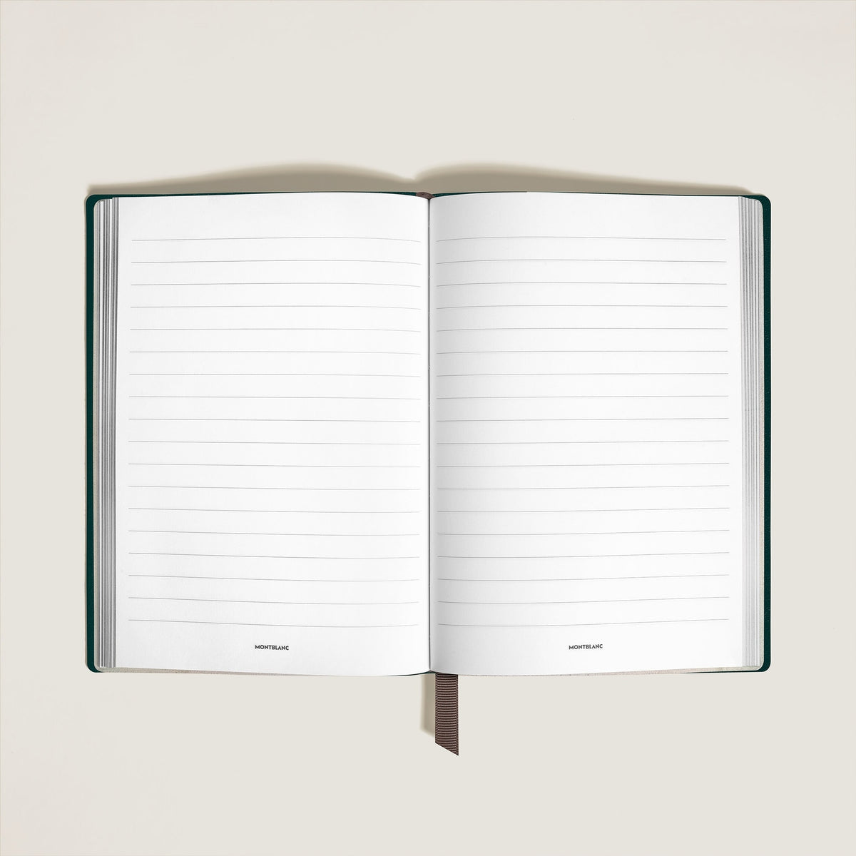 Montblanc Mittelgroßes Notizbuch aus Soft Leder Linierte Seiten (MB136645) – Ansicht 2