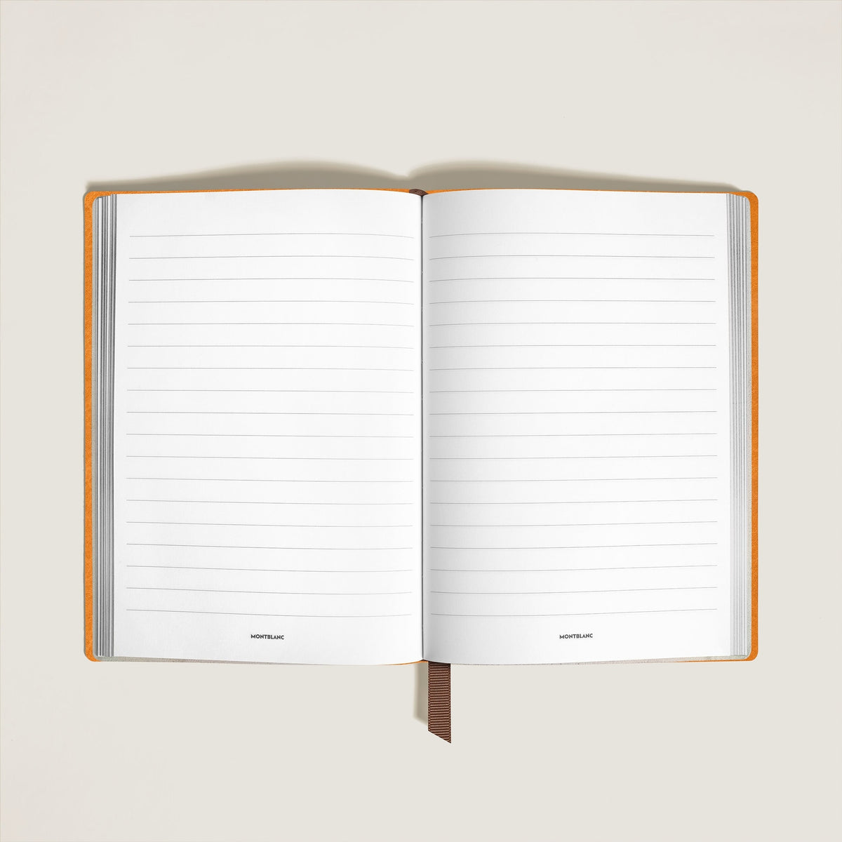 Montblanc Mittelgroßes Notizbuch aus Soft Leder Linierte Seiten (MB136648) – Ansicht 2