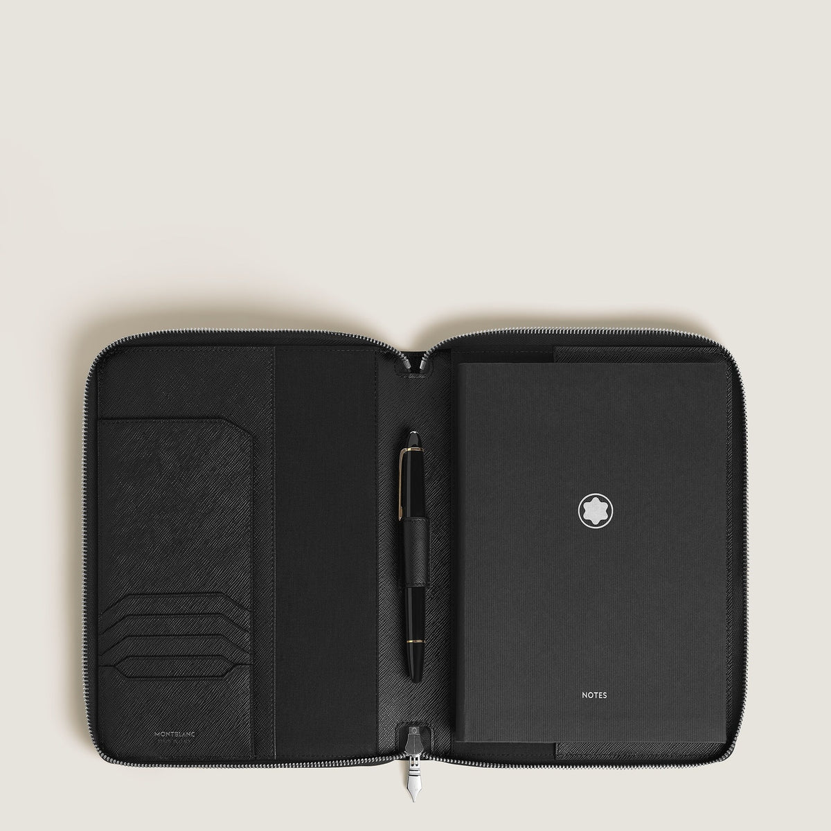 Montblanc Kleines Notizbuchhalter aus Soft Leder – Ansicht 3