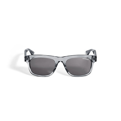 Montblanc Eckige Sonnenbrille mit grauer Kunststofffassung – Ansicht 1