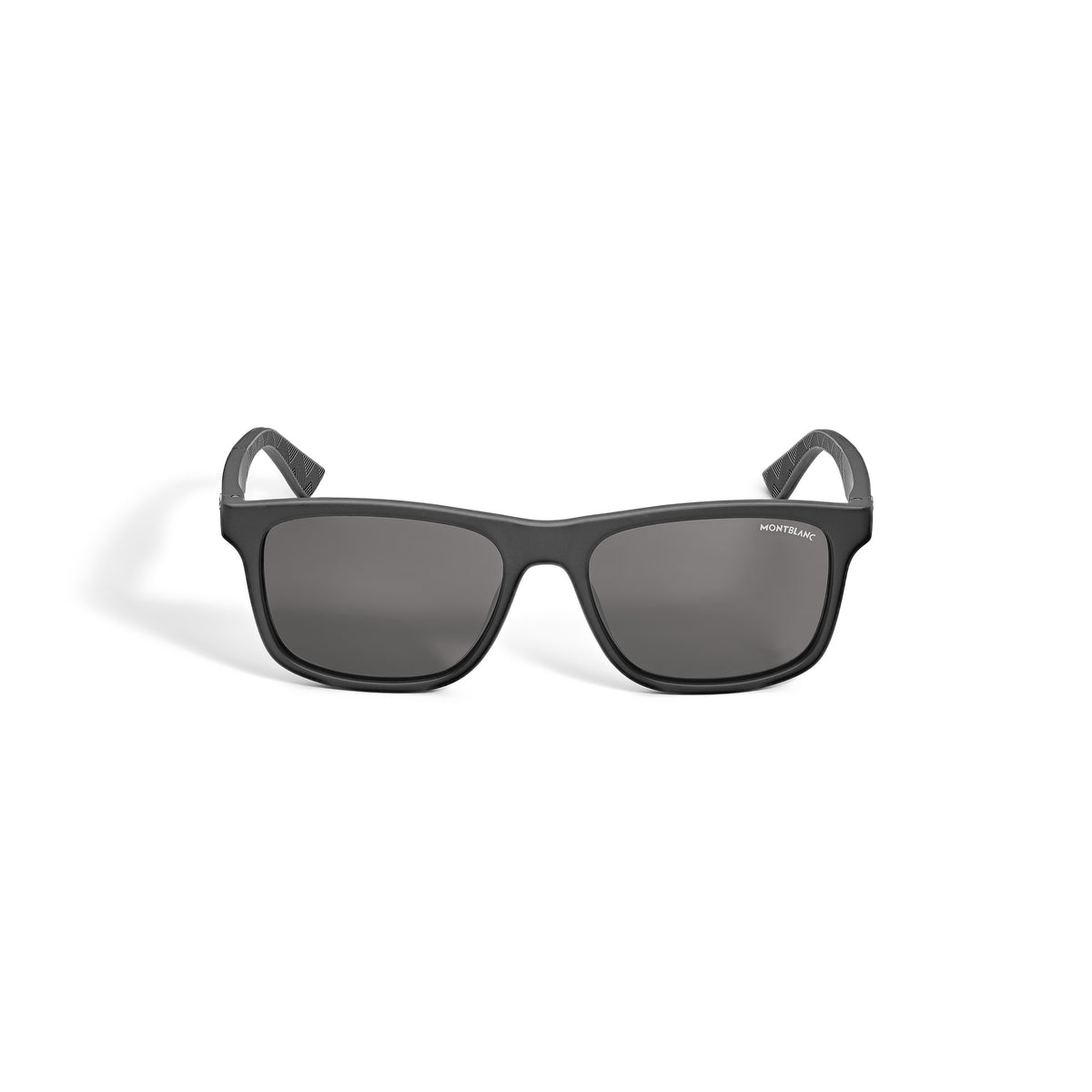 Montblanc Rechteckige Sonnenbrille mit schwarzer Kunststofffassung – Ansicht 1