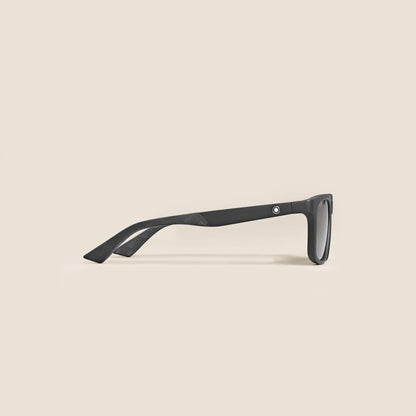 Montblanc Rechteckige Sonnenbrille mit schwarzer Kunststofffassung – Ansicht 2