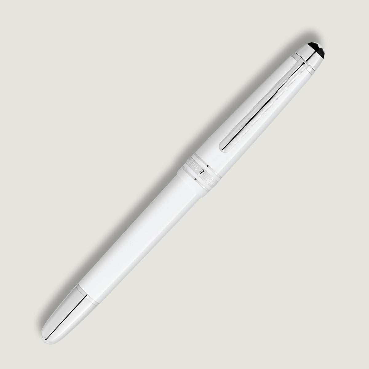 Montblanc Tintenroller 163 Meisterstück White Resin – Ansicht 4
