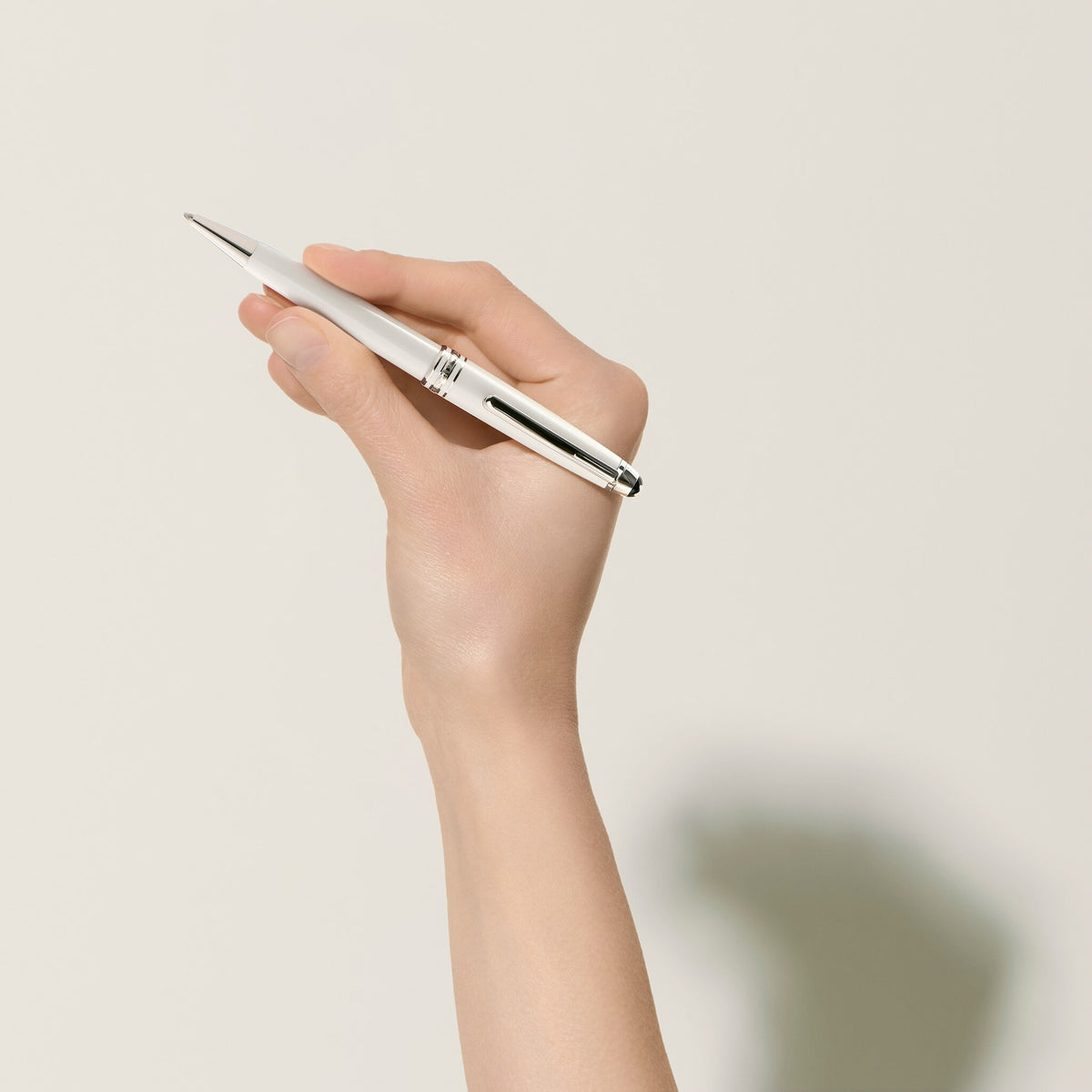 Montblanc Kugelschreiber 164 Meisterstück White Resin – Ansicht 2