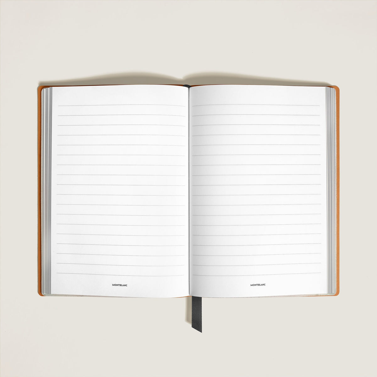 Montblanc Notebook Mittelgroß aus hochwertigem Leder Linierte Seiten (MB137138) – Ansicht 2