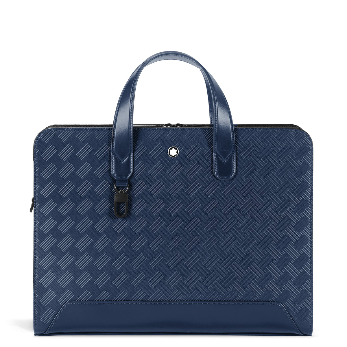 Montblanc Flache Schreibmappe aus Extreme Leder – Tintenblau – Ansicht 1