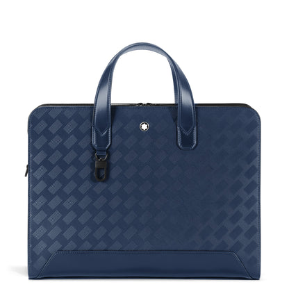 Montblanc Flache Schreibmappe aus Extreme Leder – Tintenblau – Ansicht 1