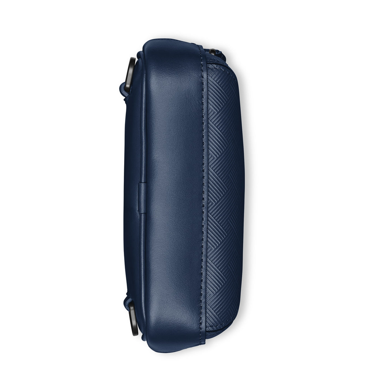 Montblanc Mittelgroße Umhängetasche aus Extreme Leder – Tintenblau – Ansicht 7
