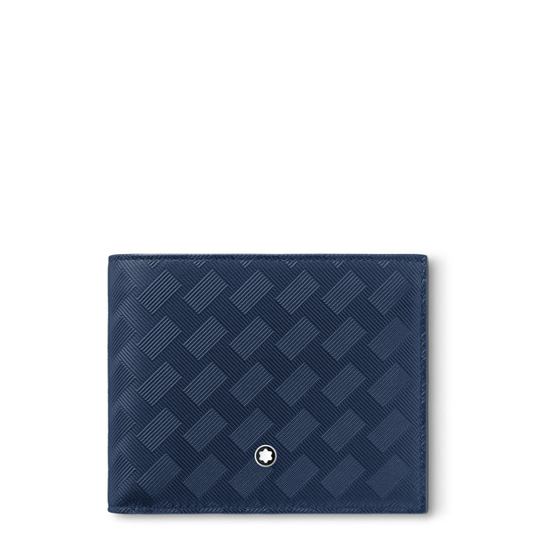 Montblanc Brieftasche 6 cc aus Extreme Leder – Tintenblau