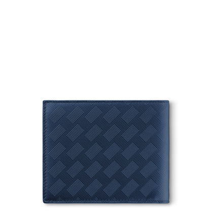 Montblanc Brieftasche 6 cc aus Extreme Leder – Tintenblau – Ansicht 3
