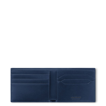 Montblanc Brieftasche 6 cc aus Extreme Leder – Tintenblau – Ansicht 4