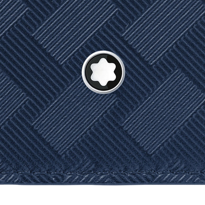 Montblanc Brieftasche 6 cc aus Extreme Leder – Tintenblau – Ansicht 6