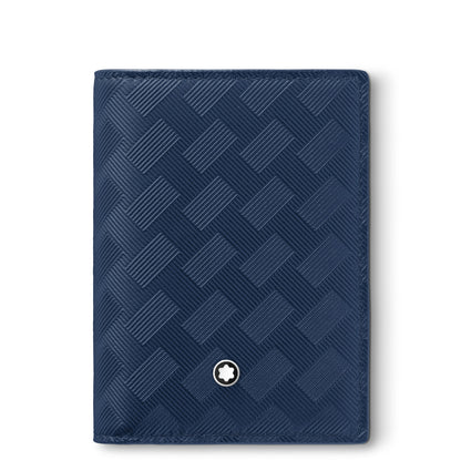 Montblanc Kartenetui 4 cc aus Extreme Leder – Tintenblau – Ansicht 1