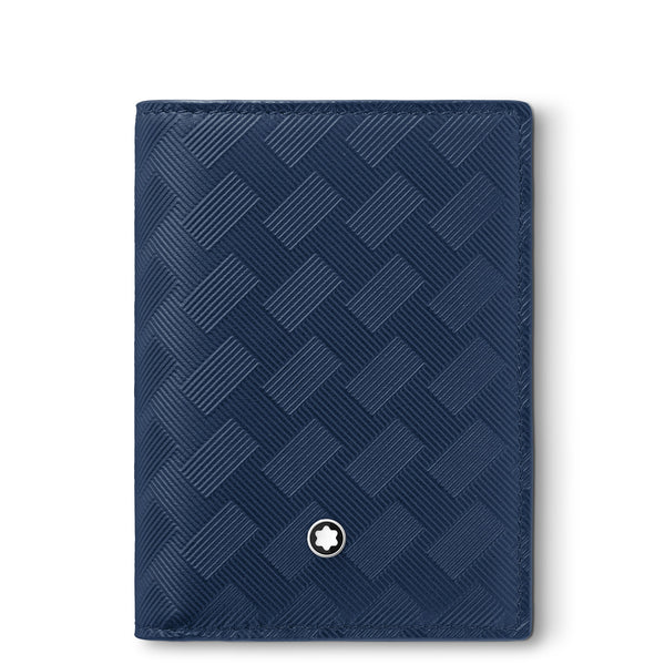 Montblanc Kartenetui 4 cc aus Extreme Leder – Tintenblau