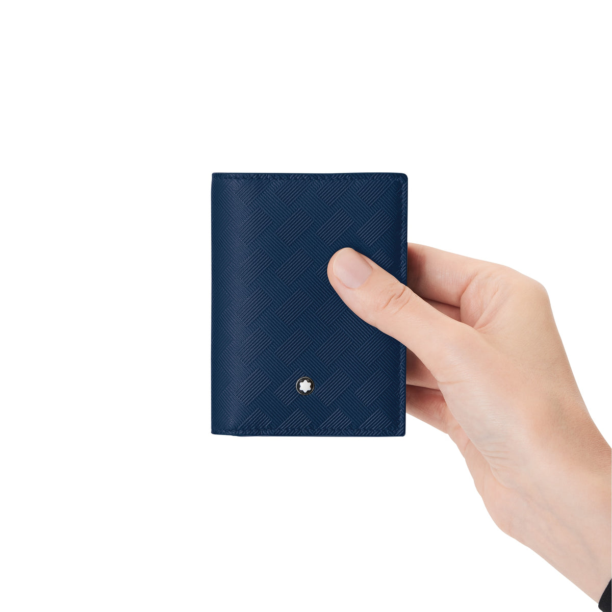 Montblanc Kartenetui 4 cc aus Extreme Leder – Tintenblau – Ansicht 2