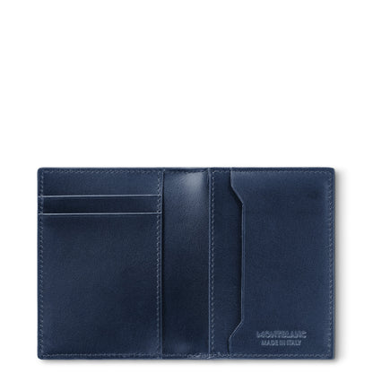 Montblanc Kartenetui 4 cc aus Extreme Leder – Tintenblau – Ansicht 4