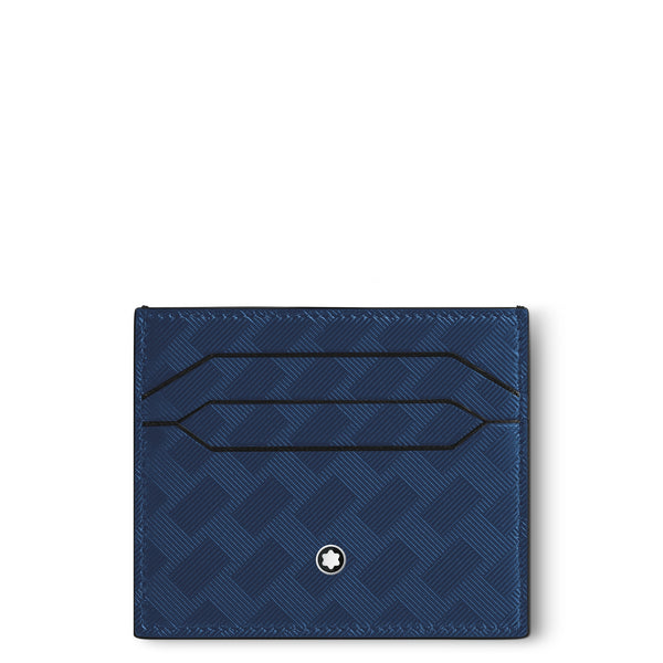 Montblanc Kartenetui 6 cc aus Extreme Leder – Tintenblau