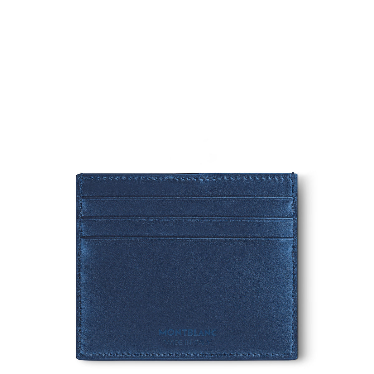Montblanc Kartenetui 6 cc aus Extreme Leder – Tintenblau – Ansicht 3