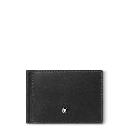 Montblanc Brieftasche 6 cc mit Geldscheinklammer aus Meisterstück Leder – Ansicht 1