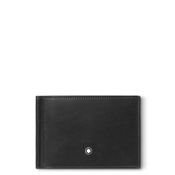 Montblanc Brieftasche 6 cc mit Geldscheinklammer aus Meisterstück Leder