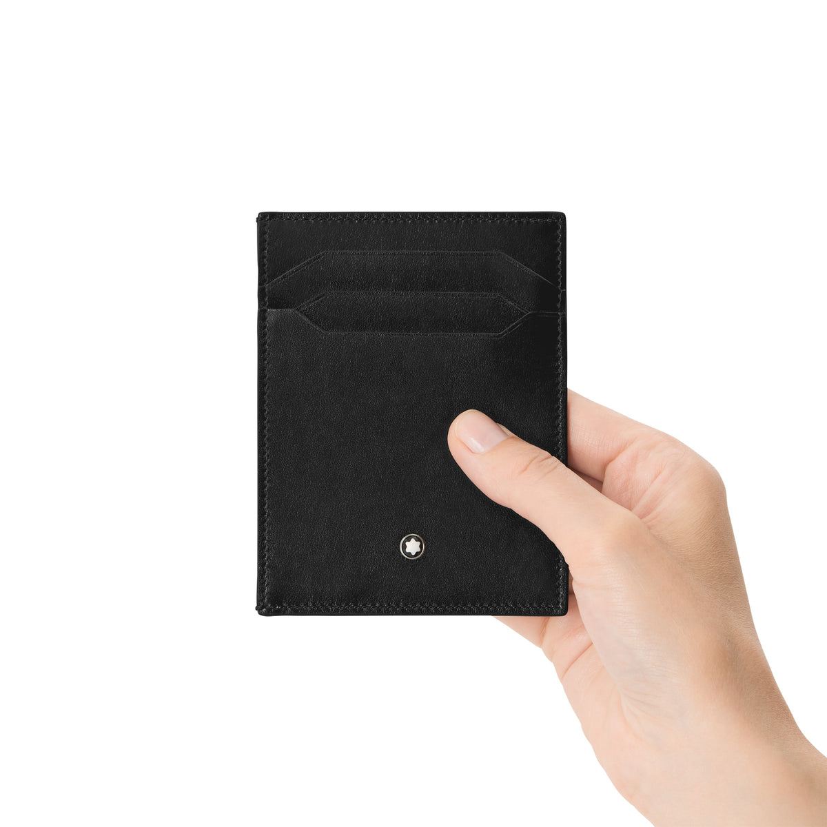 Montblanc Kartenetui 4 cc mit Ausweisfach aus Meisterstück Leder – Ansicht 2