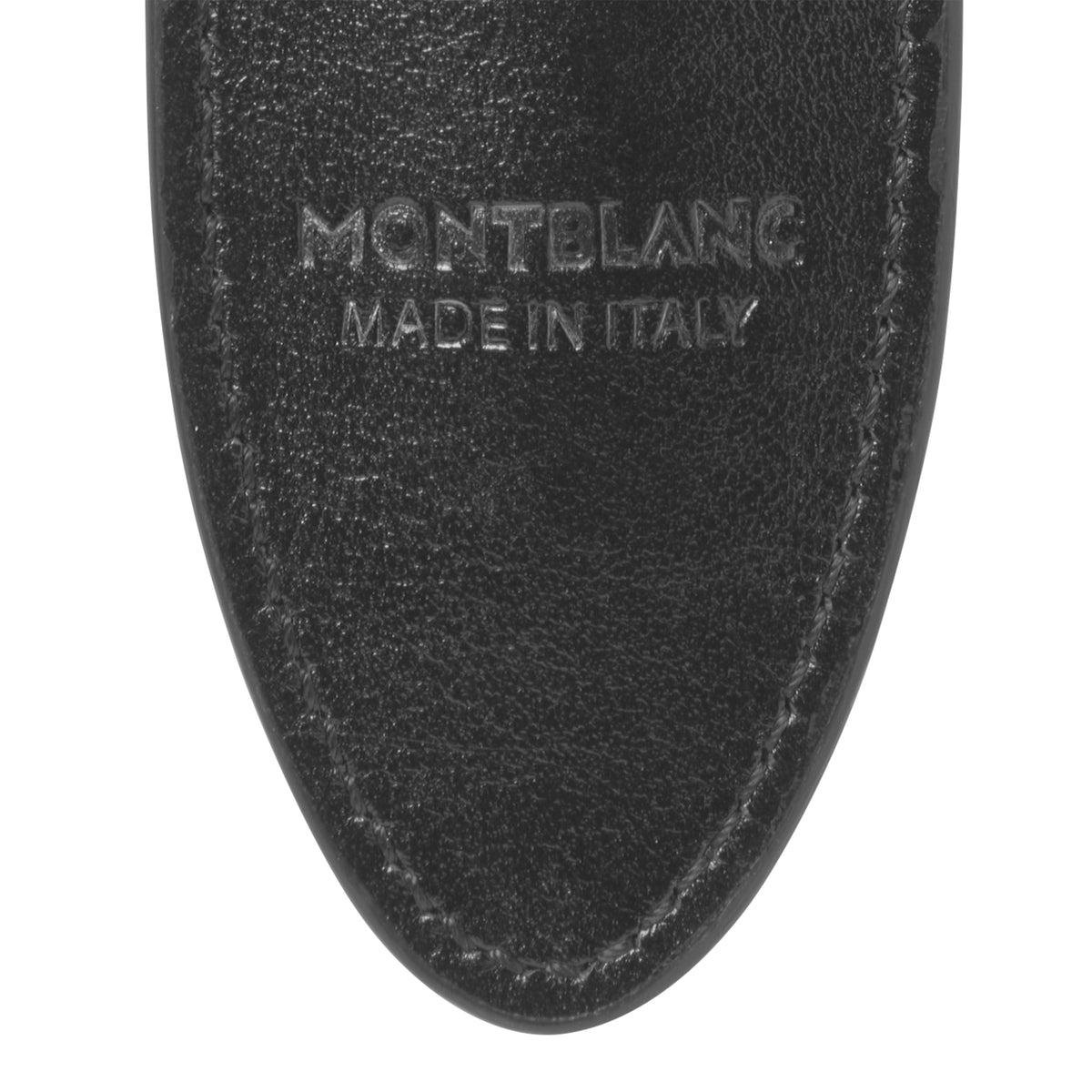 Montblanc Hülle für 1 Schreibgerät aus Meisterstück Leder – Schwarz – Ansicht 3