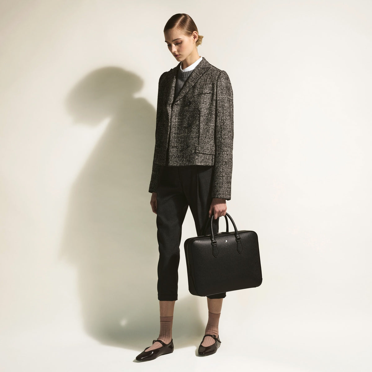 Montblanc Mittelgroße Schreibmappe aus Sartorial Leder – Ansicht 5