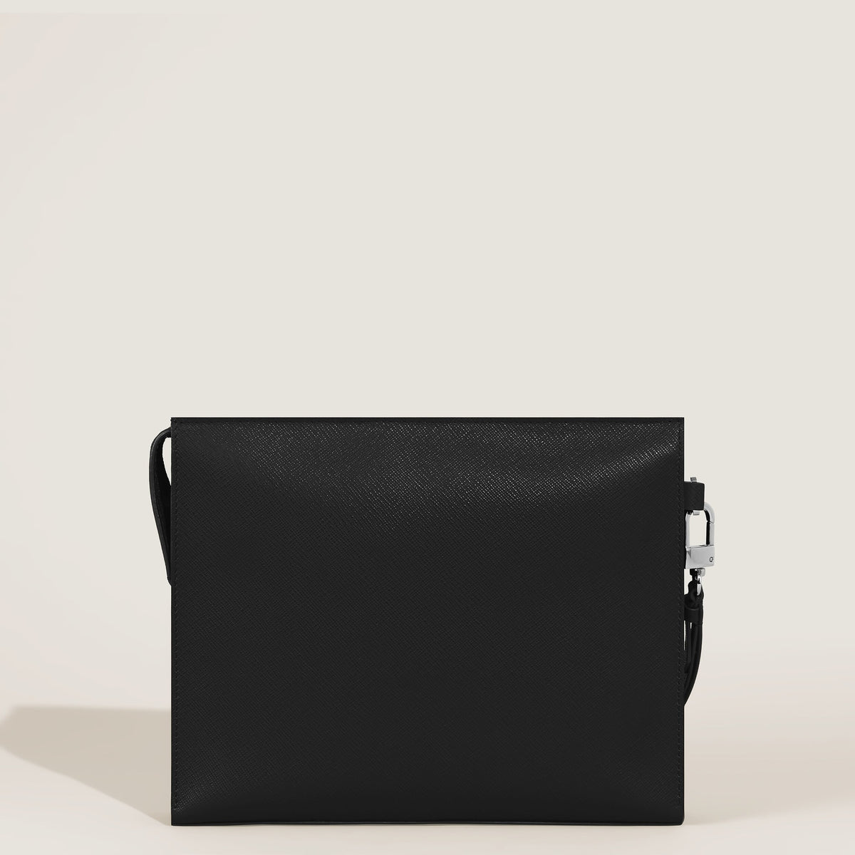 Montblanc Clutch aus Sartorial Leder – Schwarz – Ansicht 4