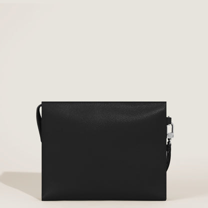 Montblanc Clutch aus Sartorial Leder – Schwarz – Ansicht 4