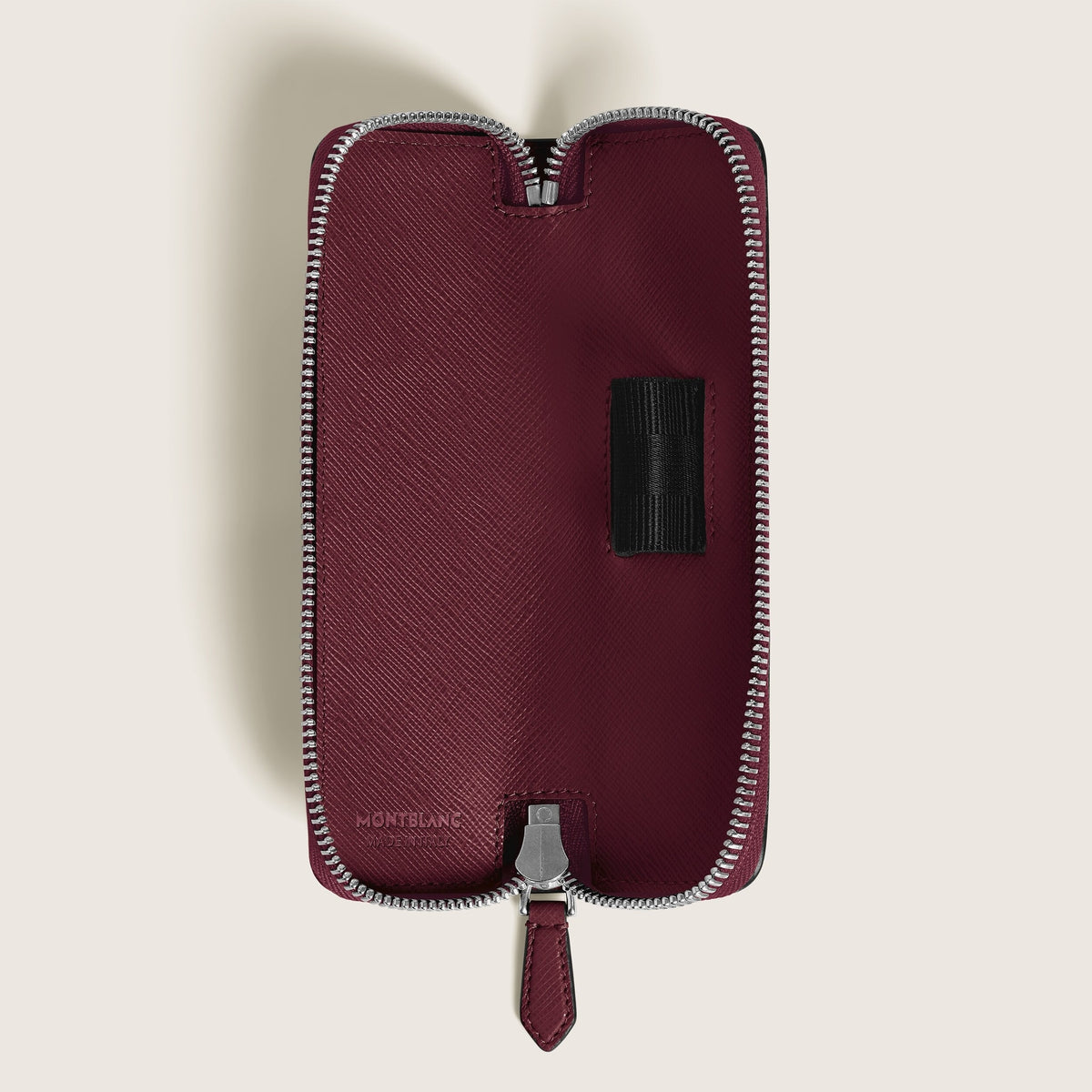 Montblanc Etui für 1 Schreibgerät mit Reißverschluss aus Sartorial Leder (MB199382) – Ansicht 3