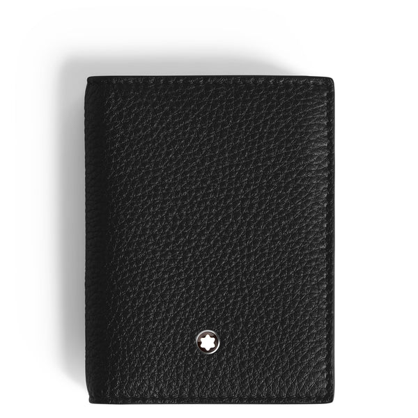Montblanc Kartenetui 4 cc aus Grain Leder – Schwarz