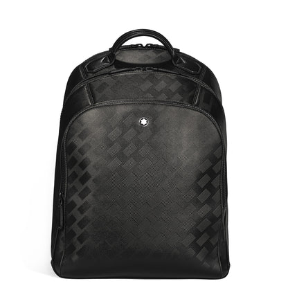 Montblanc Mittelgroßer Rucksack mit 3 Fächern aus Extreme Leder (MB199847) – Ansicht 1