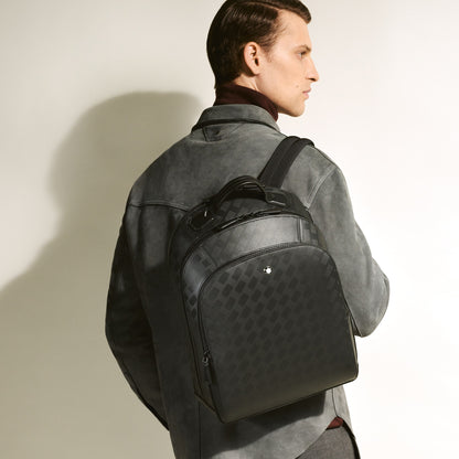 Montblanc Mittelgroßer Rucksack mit 3 Fächern aus Extreme Leder (MB199847) – Ansicht 2