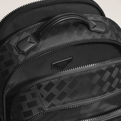 Montblanc Mittelgroßer Rucksack mit 3 Fächern aus Extreme Leder (MB199847) – Ansicht 4