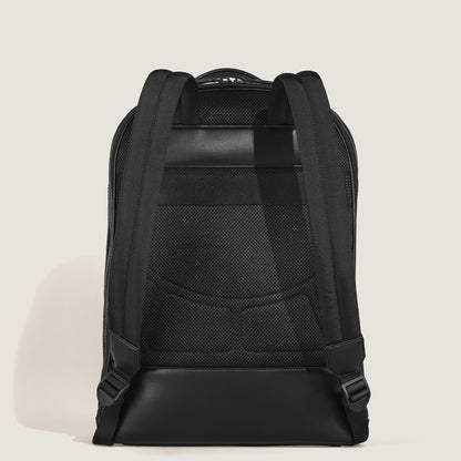 Montblanc Mittelgroßer Rucksack mit 3 Fächern aus Extreme Leder (MB199847) – Ansicht 6