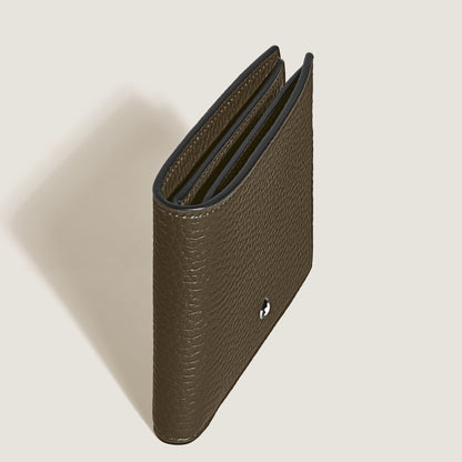 Montblanc Brieftasche 6 cc aus Grain Leder – Khaki – Ansicht 4