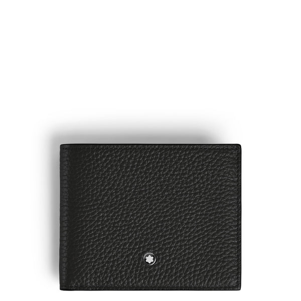 Montblanc Brieftasche 6 cc aus Grain Leder – Schwarz