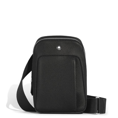 Montblanc Kleine Umhängetasche Companion – Schwarz – Ansicht 1